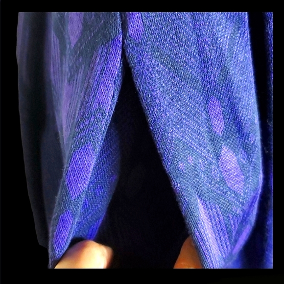 Dress - LuLaRoe Pleated Purple Amelia - Picture 8 of 12